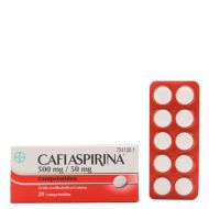 Cafiaspirina 500mg/50mg 20 Comprimidos
