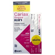 Cariax Gingival Kin Enjuague 600ml + Pasta 75ml Pack