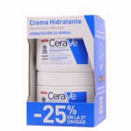 CeraVe Crema Hidratante Piel Seca 340g x 2 Duplo 25%Dto 2ªUd