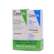 CeraVe Limpiadora Hidratante Piel Normal a Seca + Loción Hidratante de Rostro SPF25 Pack Limpieza + Hidratación