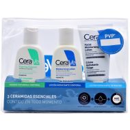 CeraVe Neceser Loción Hidratante de Rostro Piel Normal a Seca+Corporal + Gel Limpiador Pack