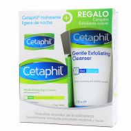 Cetaphil Hidratante Facial Ligera Noche + Exfoliante Facial Suave Regalo Pack
