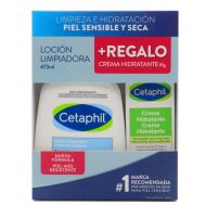 Cetaphil Loción Limpiadora + Cetaphil Crema Hidratante de Regalo Pack