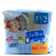 Chelino Pañales T-2 de 3-6Kg 28 uds.