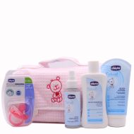 Chicco Bolsa Neceser Piqué Rosa Natural Sensation 0+Años-1