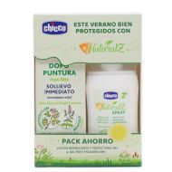 Chicco Spray Refrescante y Protector 100ml 2m+ + RollOn Post Picadura 10ml 0m+ Pack Ahorro