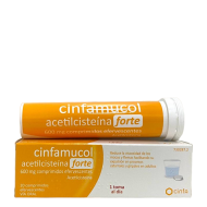 Cinfamucol Acetilcisteína Forte 600mg 20 Comprimidos Efervescentes