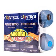 Control Finissimo 12+12 Preservativos Mega Ahorro+Gafas de Regalo