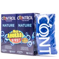 Control Nature 12+12 Preservativos Mega Ahorro+Mochila Regalo