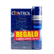 Control Ultrafeel 10uds+Lubricante Nature 50ml Pack