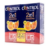 Control 2 en 1 Finissimo Preservativos 6Kit+6Kit Pack Mega Ahorro