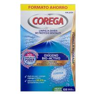 Corega Oxígeno Bio Activo Limpieza Prótesis Dental 108 Tabletas