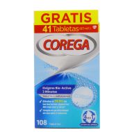 Corega Oxígeno Bio Activo Limpieza Prótesis Dental 108 Tabletas