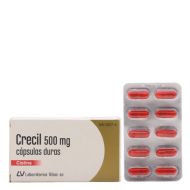 Crecil 500mg 40 Cápsulas 