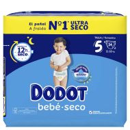 Dodot Sensitive Talla 5+ (12-17kg) Pañales (Pack de 48)