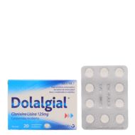 Dolalgial Clonixino lisina 125mg 20 Comprimidos Recubiertos