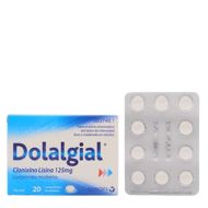 Dolalgial Clonixino lisina 125mg 20 Comprimidos Recubiertos