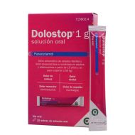 Dolostop 1g Paracetamol 10 Sobres Solución Oral 