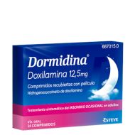 Dormidina Doxilamina 12,5 mg 14 Comprimidos Recubiertos con Película 