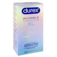 Durex Invisible XL 10 Preservativos