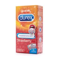 Durex Love Sex Strawberry 12 Preservativos