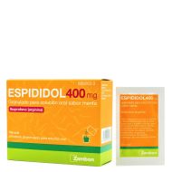 Espididol 400 mg 20 Sobres Granulado Para Solución Oral Sabor Menta Ibuprofeno Arginina