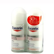 Eucerin Desodorante Piel Sensible 24H RollOn Pack 50%Dto 2ªUd