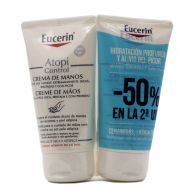 Eucerin AtopiControl Crema de Manos Piel  Muy Seca y Atópica 75ml + 75ml Duplo