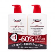 Eucerin PH5 Pack Loción Hidratante Ultraligera+Gel de Baño -60%Dto Gel Pack