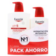 Eucerin pH5 Loción Hidratante 1L+ 400ml Pack Ahorro