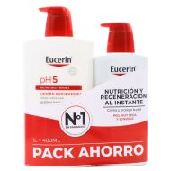 Eucerín pH5 Loción Enriquecida 1L+ 400ml Pack Ahorro