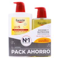 Eucerin pH5 Oleogel de Ducha 1L + 400ml Pack Ahorro
