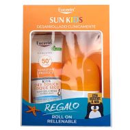 Eucerin Sun Kids Toque Seco  Gel Crema Pack Regalo