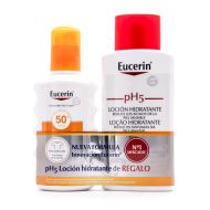 Eucerin Sun Spray FPS 50+ 200ml+ pH5 Loción 200ml Regalo