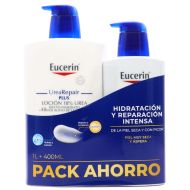 Eucerin Urea Repair PLUS Loción 1L+ 400ml Pack Ahorro