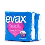 Evax Cottonlike Normal con Alas 2x8 Compresas