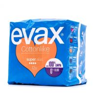 Evax Cottonlike Super con Alas 12 Compresas