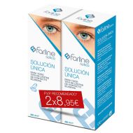 Farline Óptica Solución Única Lentes de Contacto 360ml x 2 Duplo               