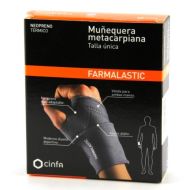 Farmalastic Muñequera Metacarpiana Neopreno Térmico Talla Única