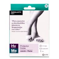 Feet Protector Doble Juanete + Plantar M Farmalastic 1 Par