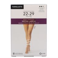 MEDIA LARGA BEIGE BLONDA FARMALASTIC COMPRESIÓN NORMAL T:EG - Ortop