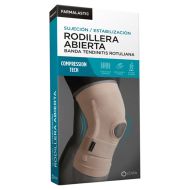 Farmalastic Rodillera Abierta Banda Tendinitis Rotuliana Compresión Tech Talla G Beig