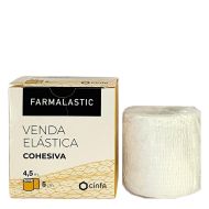 Farmalastic Venda Elástica Cohesiva Blanca 4,5 m x 5 cm