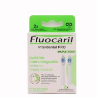 Fluocaril Interdental Pro Suave Kit de Recarga 2 Cabezales Reemplazables