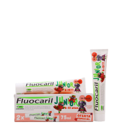 Fluocaril Junior Sabor Frutos Rojos 6-13 Años Duplo 75ml x 2