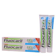 Fluocaril Junior Pasta Dentífrica Sabor Chicle 6-12 Años 75ml x 2 Duplo Pack Ahorro                           