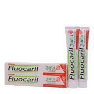 Fluocaril Junior Pasta Dentífrica Sabor Frutos Rojos 6-12 Años 75ml x 2 Duplo Pack Ahorro