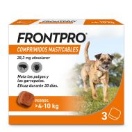Frontpro Comprimidos Masticables para Perros 4-10Kg 3 Comprimidos-1