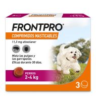 Frontpro Comprimidos Masticables para Perros 2-4Kg 3 Comprimidos-1