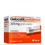 Gelocatil Pediátrico 325 mg 12 Sobres Granulado Paracetamol